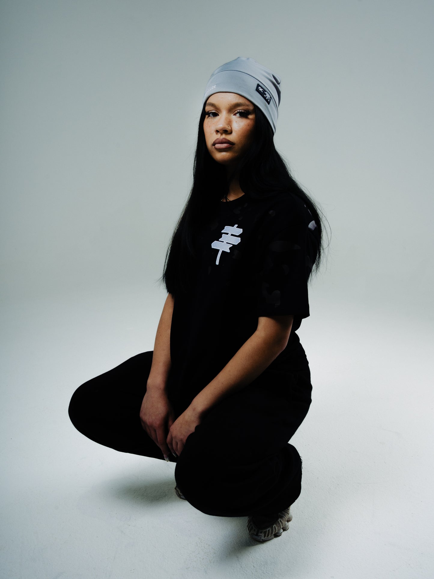 Chantell Grey Skull Cap